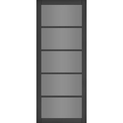 Shoreditch Black Prefinished Tinted Glaze Internal Door - All Sizes - Deanta