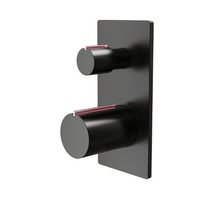 Load image into Gallery viewer, Velar Concealed 2-Way Matt Black Shower Valve - Aqua
