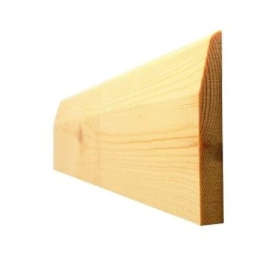 Skirting Board Redwood Timber Chamfered/Pencil Round - 19mm x 75mm - Build4less