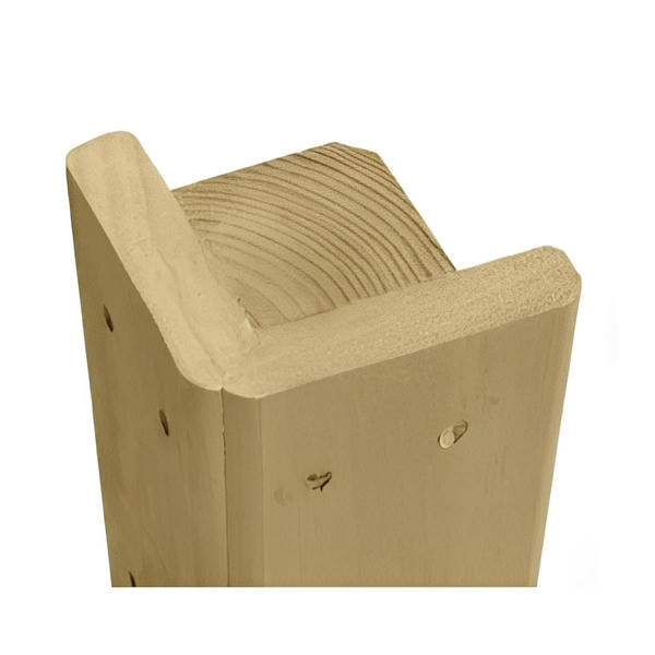 Trap Corner Posts Jacksons Slotted Corner Post for Fence (Incl Brackets and Screws ...