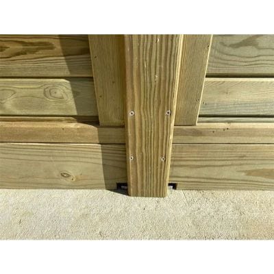 Slotted Fence Post Foot - Jacksons Fencing