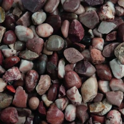 14mm - Staffordshire Pink Gravel Chippings - 850kg Bag - Build4less