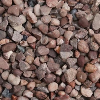 14mm - Staffordshire Pink Gravel Chippings - 850kg Bag - Build4less