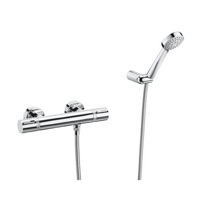 T-1000 Wall Mounted Thermostatic Shower Mixer - Roca