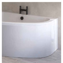 Load image into Gallery viewer, Orlah Acrylic Offset Corner Bath Front And End Panel - Aqua
