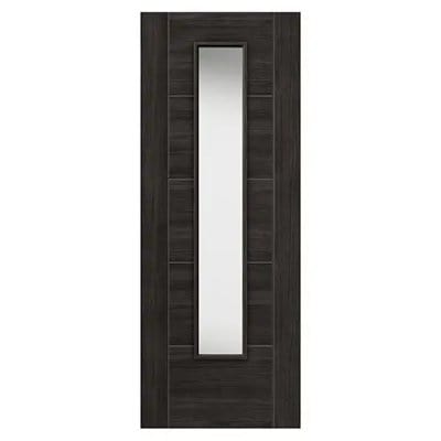 Tigris Cinza Laminate Glazed Internal Door - All Sizes - JB Kind