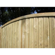 Load image into Gallery viewer, Convex Tongue and Groove Effect Fence Panel - All Sizes
