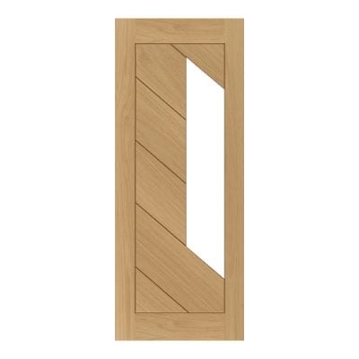 Torino Prefinished Oak Glazed Internal Fire Door FD30 - All Sizes - Deanta