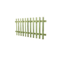 Load image into Gallery viewer, Forest 6ft x 3ft Pressure Treated Ultima Pale Picket Fence Panel - Forest Garden
