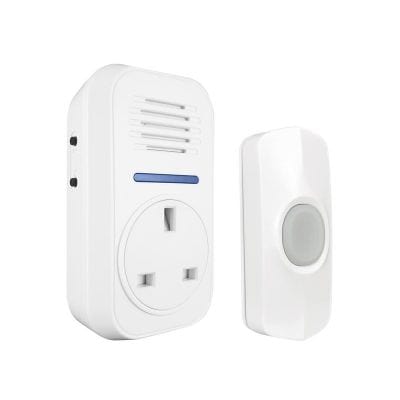 Uni-Com Smart Plug-Through Flashing Door Chime - Uni-Com