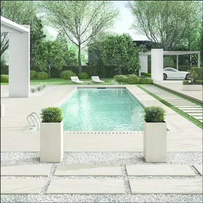 Ceres Slate Finish Outdoor Paving Tile 600mm x 600mm - All Colours - Envirobuild Outdoor & Garden