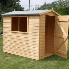 Load image into Gallery viewer, Premium Handmade Single Door Lewis Shed w/ Windows - Sizes - Shire
