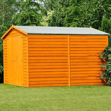 Load image into Gallery viewer, Overlap 10ft x 6ft Double Door Pent Shed - Shire
