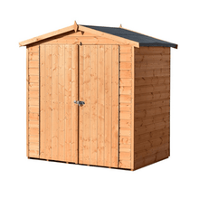 Load image into Gallery viewer, Shire 4ft x 6ft Double Door Premium Handmade Lewis Shed w/ Windows - Shire
