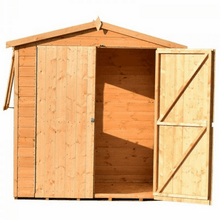 Load image into Gallery viewer, 4ft x 6ft Double Door Premium Handmade Lewis Shed w/ Windows - Shire
