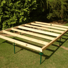 Load image into Gallery viewer, Pressure Treated Shed Base inc Ground Spikes - All Sizes - Shire
