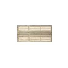 Load image into Gallery viewer, Forest 6ft x 3ft Pressure Treated Contemporary Slatted Fence Panel - Forest Garden
