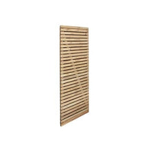 Load image into Gallery viewer, Forest Double Slatted Gate x 6ft (h) - Forest Garden
