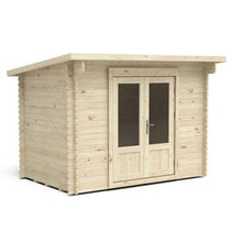 Load image into Gallery viewer, Forest Harwood 3m x 2m Log Cabin - Pent Roof, 24kg Felt No Underlay - Forest Garden
