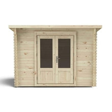 Load image into Gallery viewer, Forest Harwood 3m x 2m Log Cabin - Pent Roof, 24kg Felt No Underlay - Forest Garden
