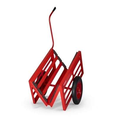 V-Kart, heavy-duty mobile trolley c/w handle VK2 - 800 x 840 x 495mm - Armorgard Tools and Workwear