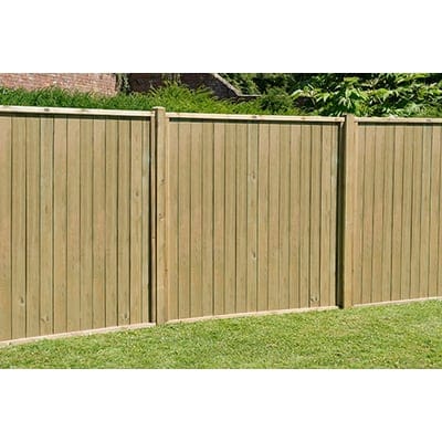 Forest 6ft x 6ft Pressure Treated Vertical Tongue and Groove Fence Panel