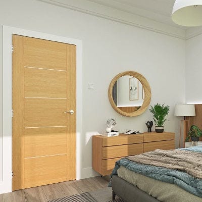 Valencia Prefinished Oak FD30 Internal Fire Door - Deanta