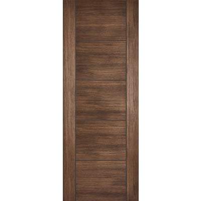 Vancouver Walnut Laminated 5 Panel Interior Door - All Sizes - LPD Doors Doors