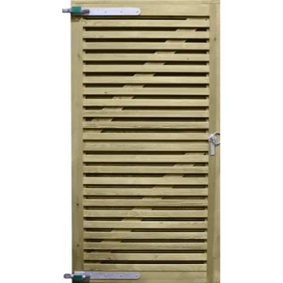 Venetian Hit and Miss Gate inc Fittings - 1.915m x 1m - Jacksons Fencing