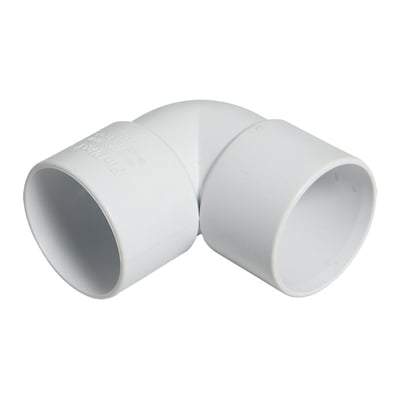 Solvent Weld Waste Bend Knuckle 90 Degree - All Sizes - Floplast Drainage