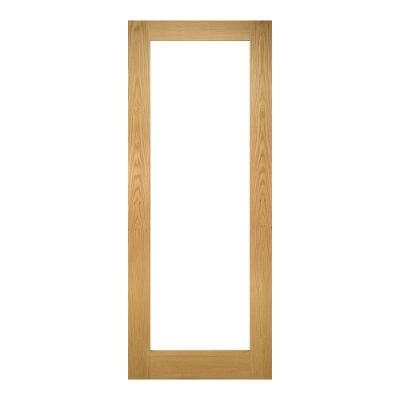Walden Unfinished Oak Glazed Internal Door - All Sizes - Deanta