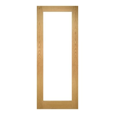 Walden Unfinished Oak Glazed Internal Door - All Sizes - Deanta