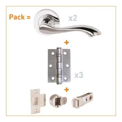 Wave Door Handle Latch Pack - JB Kind