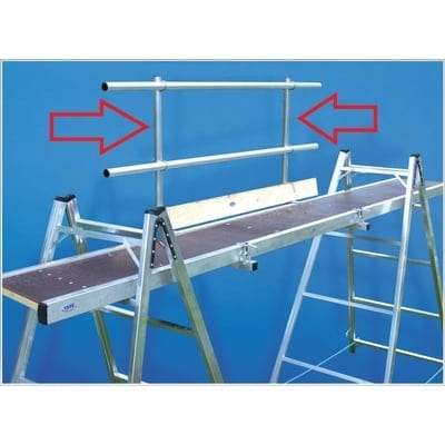 Lyte Staging Handrail Post to suit 600mm Staging board - Lyte Ladders