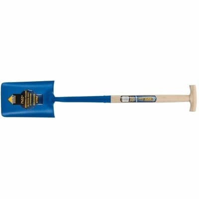 Draper Solid Forges T Handled Trenching Shovel with Ash Shaft - Draper