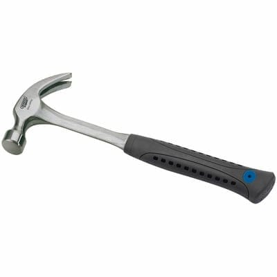 Draper Solid Forged Soft Grip Claw Hammer 560G - 200Z - Draper