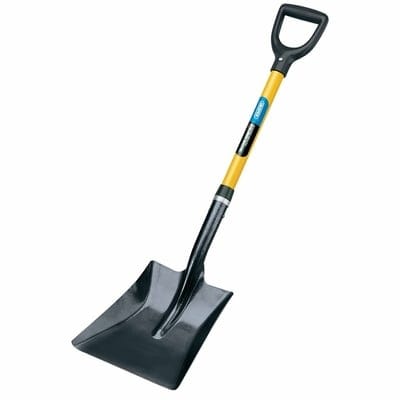 Draper Fibreglass Shafted Square Mouth Builders Shovel - Draper