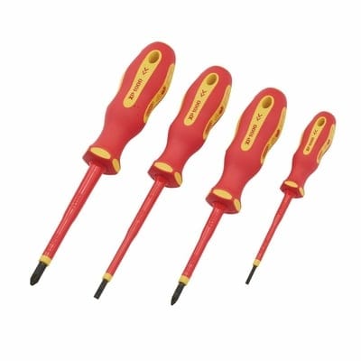 Draper XP1000 VDE Screwdriver Set (4 Piece) - Draper