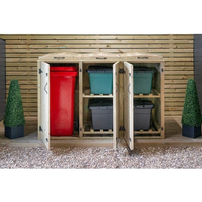 Wheelie Bin / Recycle Box Store - All Sizes - The Garden Village