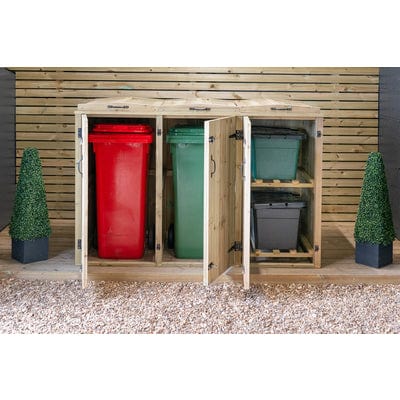 Wheelie Bin / Recycle Box Store - All Sizes - The Garden Village