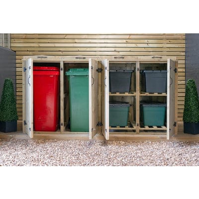 Wheelie Bin / Recycle Box Store - All Sizes - The Garden Village