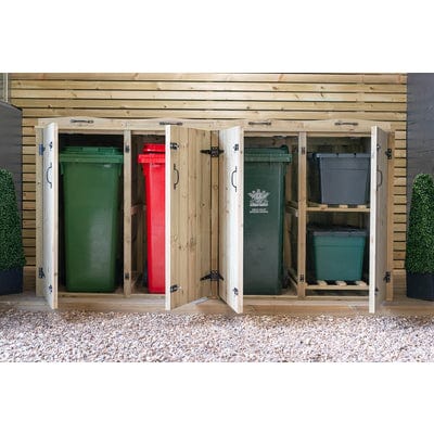 Wheelie Bin / Recycle Box Store - All Sizes - The Garden Village