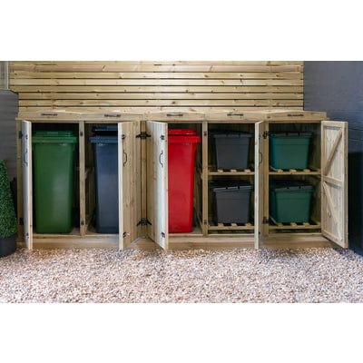 Wheelie Bin / Recycle Box Store - All Sizes - The Garden Village