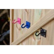 Load image into Gallery viewer, 4 Door Hooks (Black) - The Garden Village
