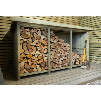 Billington Log Store - All Sizes - The Garden Village