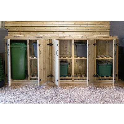 Wheelie Bin / Recycle Box Store - All Sizes - The Garden Village