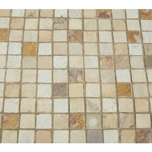 Load image into Gallery viewer, Mint Fossil Sandstone Cobbles/Edging Pack (12.3m2 - 420 Mixed Pieces per Pack) - Paveworld
