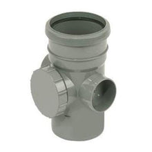 Load image into Gallery viewer, Ring Seal Soil Access Pipe Single Socket 110mm - All Colours - Floplast Drainage
