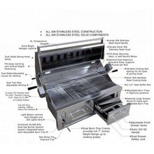 Load image into Gallery viewer, Sunstone 42&quot; Gas Hybrid Dual Zone Grill - Sunstone Outdoor Kitchens
