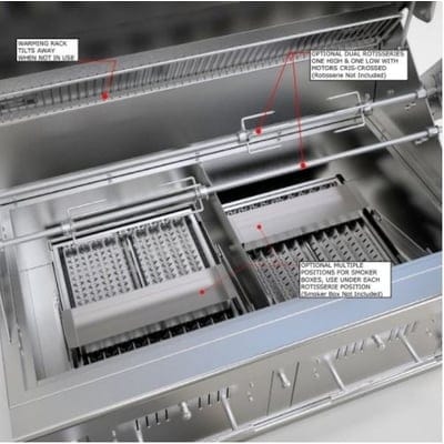 Sunstone 42" Gas Hybrid Dual Zone Grill - Sunstone Outdoor Kitchens